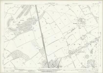 Kent LVII.3 (includes: Aylesham; Nonington) - 25 Inch Map