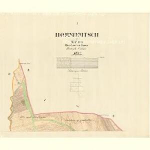Horniemtsch - m0805-1-001 - Kaiserpflichtexemplar der Landkarten des stabilen Katasters