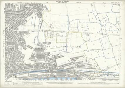 London (Edition of 1894-96) LXVI (includes: West Ham) - 25 Inch Map