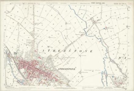 Leicestershire XXXIV.11 (includes: Atherstone; Grendon; Merevale; Sheepy; Witherley) - 25 Inch Map