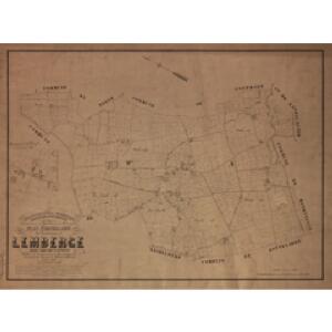 Plan parcellaire de la commune de Lemberge : avec les mutations