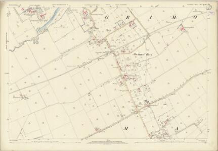 Lincolnshire XLVIII.16 (includes: Grimoldby; Manby; South Cockerington) - 25 Inch Map