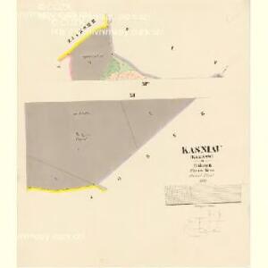 Kasniau (Kaznow) - c3075-1-009 - Kaiserpflichtexemplar der Landkarten des stabilen Katasters