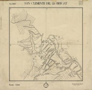 San Clemente de Llobregat (Plano topográfico General)
