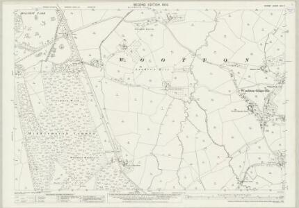 Dorset XXII.2 (includes: Buckland Newton; Glanvilles Wootton; Hermitage; Holnest; Minterne Magna) - 25 Inch Map