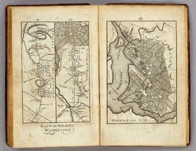 Road from Philadelphia to Washington. (Maps) 21, 22 and 23.
