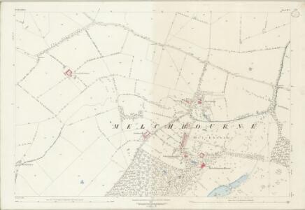 Bedfordshire IV.7 (includes: Melchbourne and Yelden) - 25 Inch Map