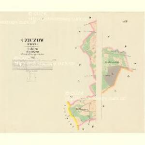 Cziczow (Čičow) - c1006-1-002 - Kaiserpflichtexemplar der Landkarten des stabilen Katasters