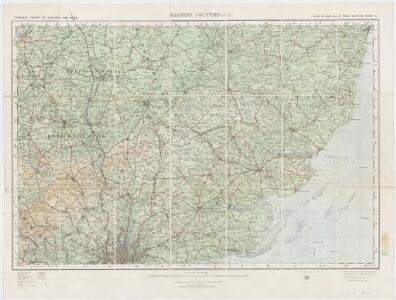 Sheet 9 Eastern Counties (S.), uit: Maps of England & Wales : scale 4 miles to 1 inch / Ordnance Survey
