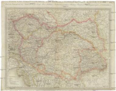 Post und Strassen Karte von dem Oesterreichischen Kaiserstaate