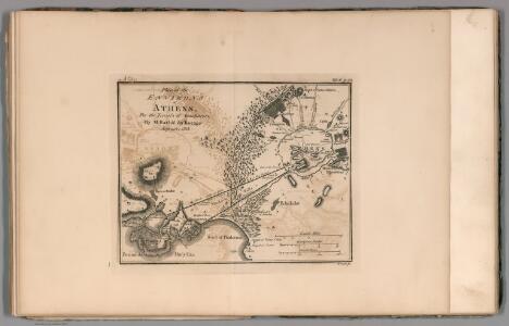 Plan of the environs of Athens. No. 8
