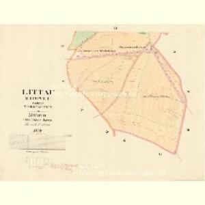 Littau (Litowel) - m1596-1-005 - Kaiserpflichtexemplar der Landkarten des stabilen Katasters