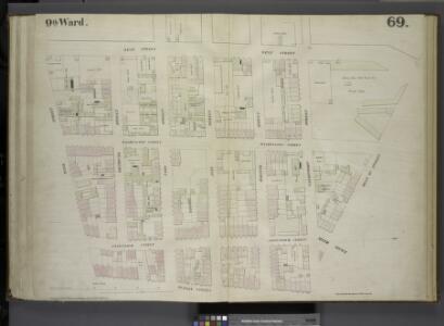 [Plate 69: Map bounded by West Street, West 12th Street, Hudson Street, Bank Street.]