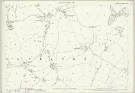 Suffolk LIII.13 (includes: Cowlinge; Stradishall; Wickhambrook) - 25 Inch Map