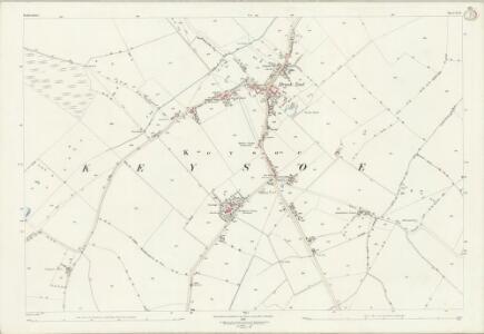 Bedfordshire V.13 (includes: Bolnhurst and Keysoe; Little Staughton) - 25 Inch Map