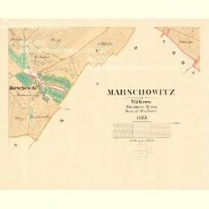 Marschowitz - m1728-1-004 - Kaiserpflichtexemplar der Landkarten des stabilen Katasters