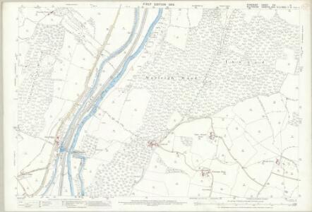 Somerset XIV.11 (includes: Bathford; Claverton; Monkton Combe; Monkton Farleigh; Winsley) - 25 Inch Map