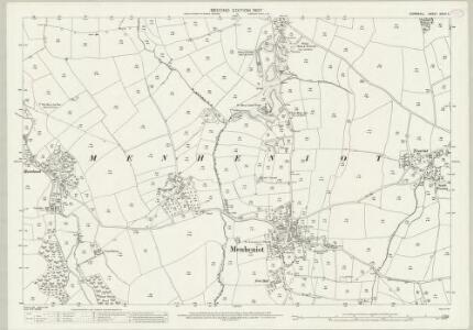 Cornwall XXXVI.11 (includes: Menheniot) - 25 Inch Map