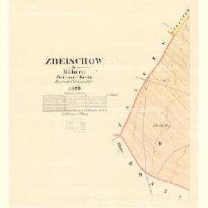Zbeischow - m3581-1-002 - Kaiserpflichtexemplar der Landkarten des stabilen Katasters