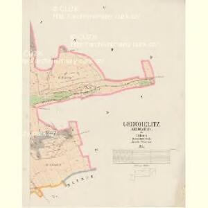 Gedomelitz (Gedomělic) - c2810-1-004 - Kaiserpflichtexemplar der Landkarten des stabilen Katasters
