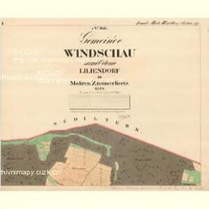 Windschau - m2148-1-001 - Kaiserpflichtexemplar der Landkarten des stabilen Katasters