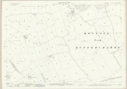 Yorkshire CLVIII.7 (includes: Bossall With Buttercrambe; Sand Hutton) - 25 Inch Map