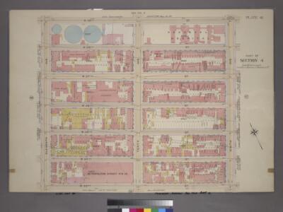 Plate 41, Part of Section 4: [Bounded by W. 59th Street, Ninth Avenue, W. 53rd Street and Eleventh Avenue.]
