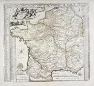 Carte generale des postes de France 1728
