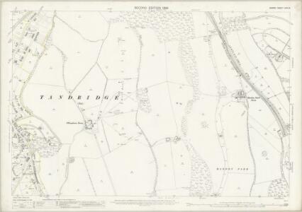 Surrey XXVII.3 (includes: Caterham; Woldingham) - 25 Inch Map