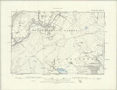 Radnorshire XXIX.NE - OS Six-Inch Map