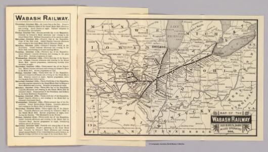 Map Wabash Railway.
