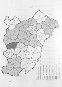 Bevölkerungsdichte 1900 (administrative Gliederung von 1902)