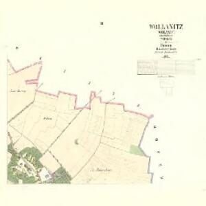 Wollanitz (Wolanic) - c8749-1-002 - Kaiserpflichtexemplar der Landkarten des stabilen Katasters