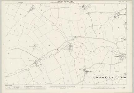 Essex (1st Ed/Rev 1862-96) XI.9 (includes: Stambourne; Toppesfield) - 25 Inch Map
