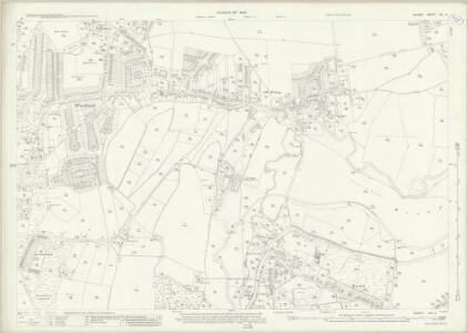 Surrey XVII.13 (includes: Send; Woking) - 25 Inch Map