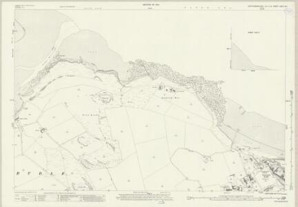 Northumberland (New Series) XIII.9 (inset XIII.5) (includes: Bamburgh Castle; Bamburgh; Budle; Ross) - 25 Inch Map