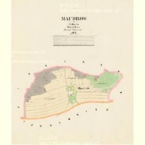 Maudrow - c4860-1-001 - Kaiserpflichtexemplar der Landkarten des stabilen Katasters