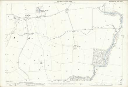 Northumberland (Old Series) LXXIX.3 (includes: Kirkley; Ogle; Twizell) - 25 Inch Map