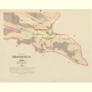 Hirschmantel - c1837-1-002 - Kaiserpflichtexemplar der Landkarten des stabilen Katasters