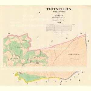 Tritschein (Tressten) - m3161-1-002 - Kaiserpflichtexemplar der Landkarten des stabilen Katasters