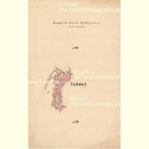 Nikolsburg - m1785-1-002 - Kaiserpflichtexemplar der Landkarten des stabilen Katasters