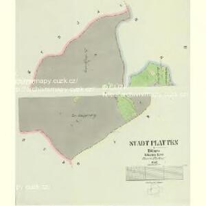 Stadt Platten - c2013-1-002 - Kaiserpflichtexemplar der Landkarten des stabilen Katasters