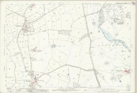 Yorkshire CLV.6 (includes: Allerton Mauleverer With Hopperton; Coneythorpe And Clareton; Flaxby; Knaresborough Outer) - 25 Inch Map