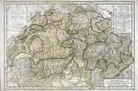 Carte de la Suisse, ou l'on a marqué les routes suivies par M.re Wil. Coxe, dans ses quatre voyages en 1776, 1779, 1785 et 1786