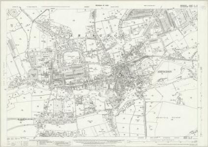 Berkshire X.6 (includes: Abingdon; Abingdon St Helen Without; Culham; Radley) - 25 Inch Map
