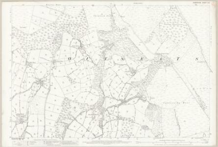 Derbyshire X.8 (includes: Hathersage; Outseats) - 25 Inch Map