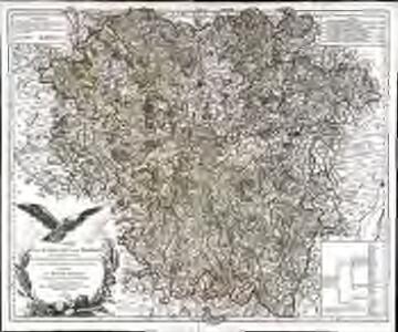 Carte de la Lorraine et du Barrois dans laquelle se trouvent la généralité de Metz et autres enclaves