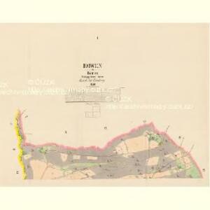 Rowen - c6569-1-001 - Kaiserpflichtexemplar der Landkarten des stabilen Katasters