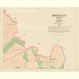 Rokitzan (Rokizan) - c6524-1-005 - Kaiserpflichtexemplar der Landkarten des stabilen Katasters