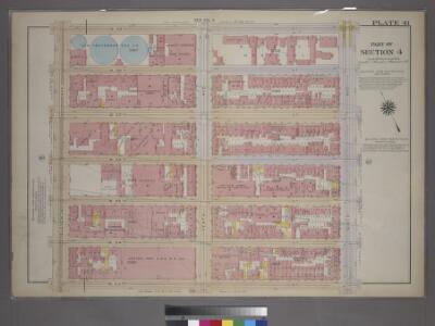 Plate 41, Part of Section 4: [Bounded by W. 59th Street, Ninth Avenue, W. 53rd Street and Eleventh Avenue.]